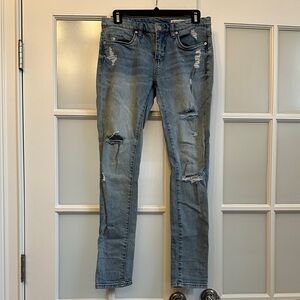 Blank NYC Light Wash Distressed Women’s Jeans - Classic Casual Style